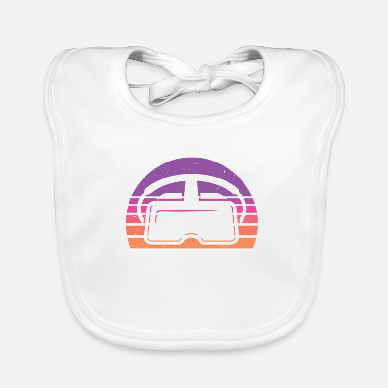 Virtual Reality VR Geschenk - Baby Bio-Lätzchen - Weiß