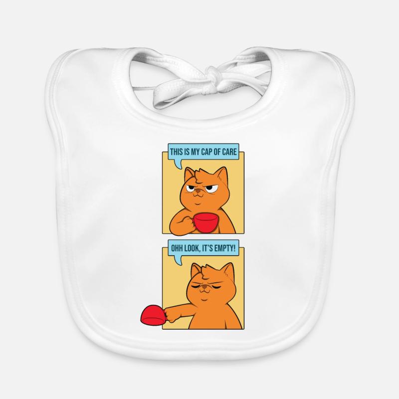 Chat Bavoir bio Bébé