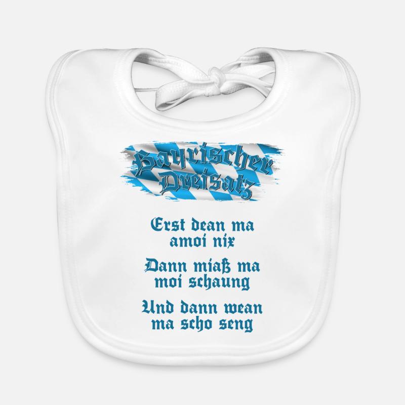Bayrischer Dreisatz BOARISCHER DREISATZ Baby Bio-Lätzchen