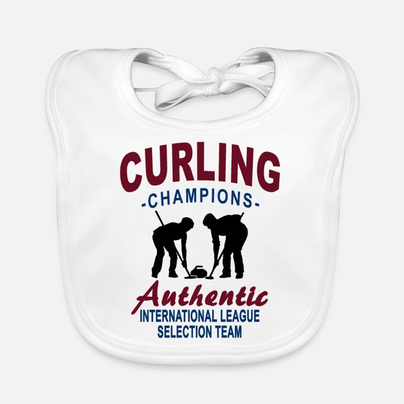 Curling - Eisstockschießen - Eisstockschiessen Bavoir bio Bébé