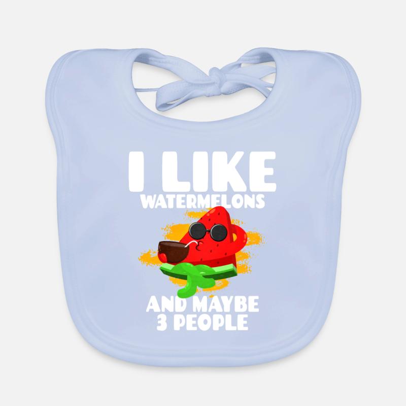 Pastèque Bavoir bio Bébé