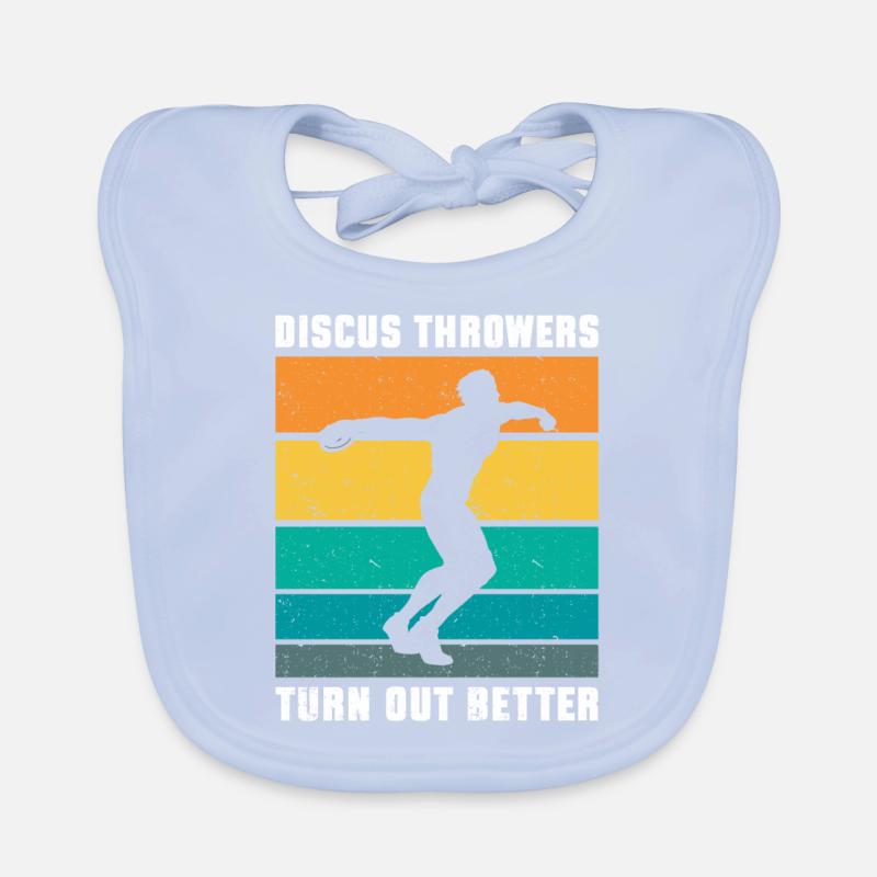 Lanceur de discus cadeau lancer de discus Bavoir bio Bébé