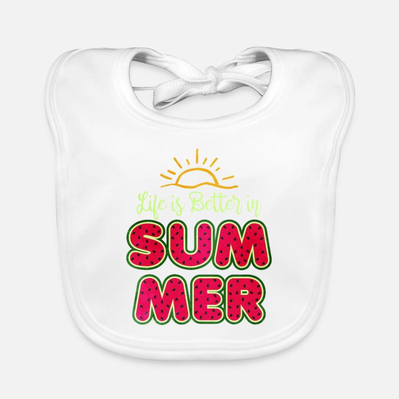 Pastèque Bavoir bio Bébé