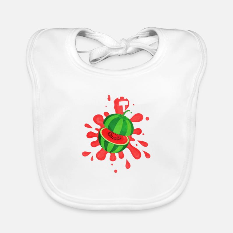 Wassermelone Baby Bio-Lätzchen