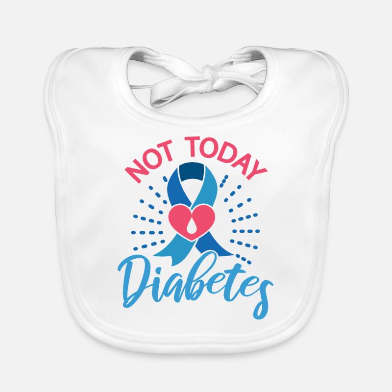 Not Today Diabetes Mom Organic Baby Bibs
