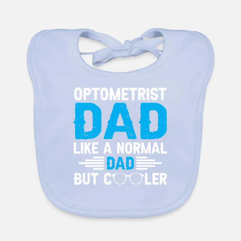 Optiker Geschenk Optometrie Baby Bio-Lätzchen