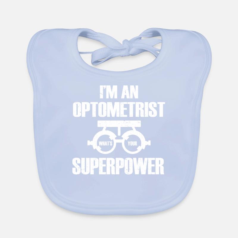 Optician Gift Optometry Organic Baby Bibs