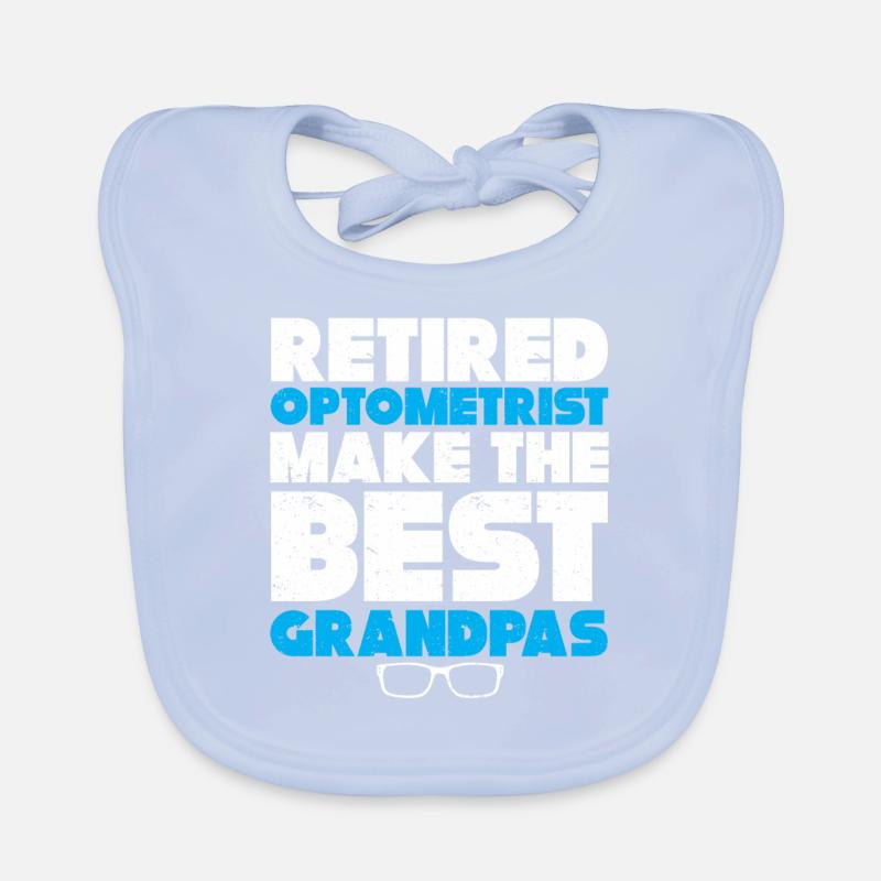 Optiker Geschenk Optometrie Baby Bio-Lätzchen