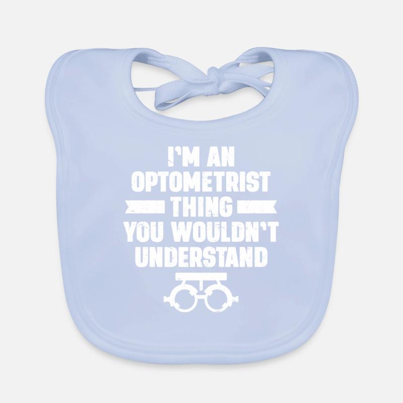 Optician Gift Optometry Organic Baby Bibs