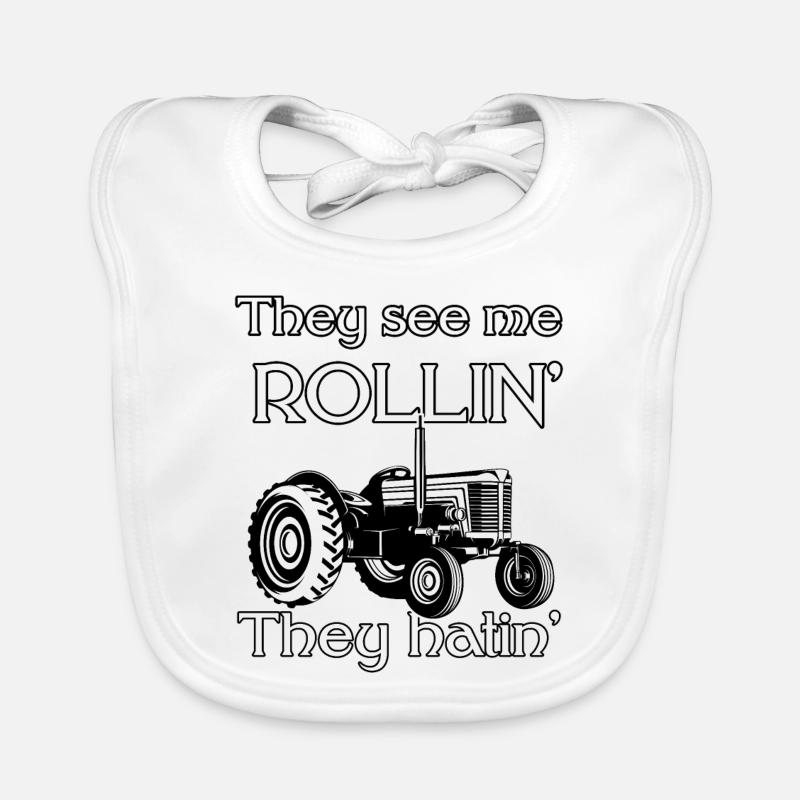 Rollin' Pride : libérez la puissance du tracteur Bavoir bio Bébé
