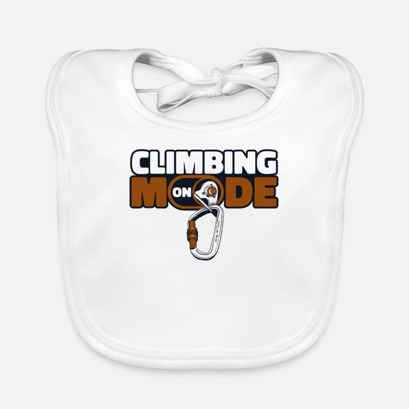 Climbing Mode On Sportklettern Speedklettern Baby Bio-Lätzchen