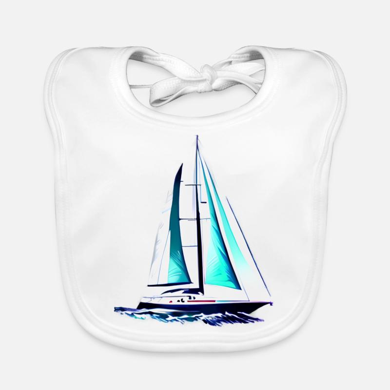 Sailor Sailing Ship Sailing Sailing Sailing Sail: Bavoir bio Bébé