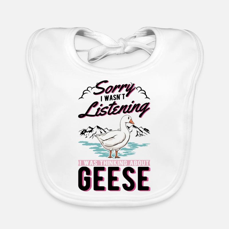 Gänse Geschenk Gänsezüchter Gans Baby Bio-Lätzchen