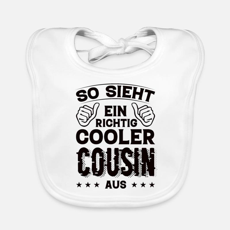 Cousin Cousin Geburtstag Cousin Sprüche Bester Baby Bio-Lätzchen