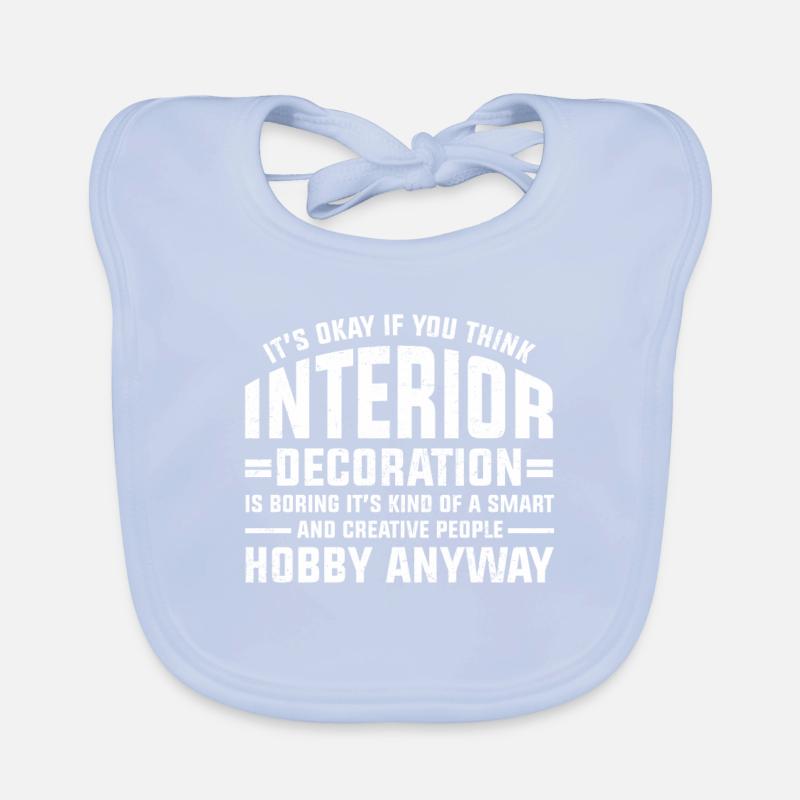 Designer d’intérieur Cadeau Designer de décoration d’intérieur Bavoir bio Bébé