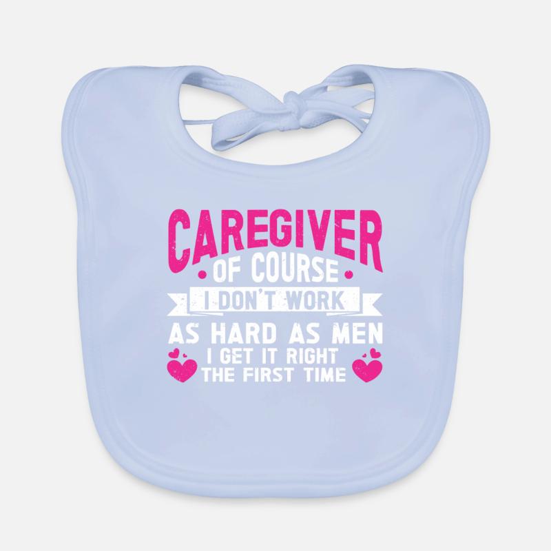 Infirmière soignante Bavoir bio Bébé