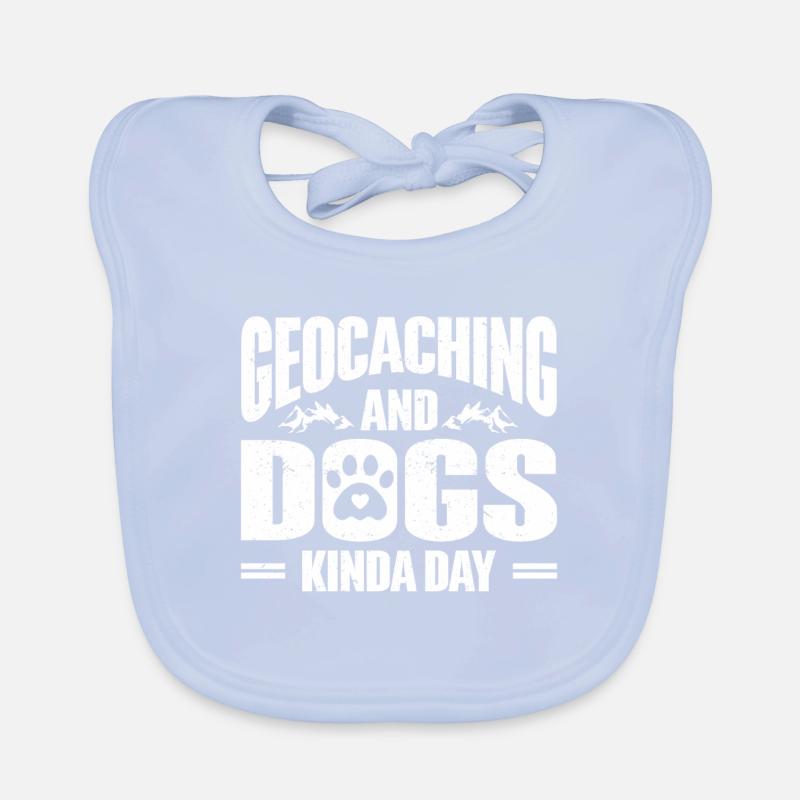 Geocaching Geschenk Geocacher Geocache Baby Bio-Lätzchen