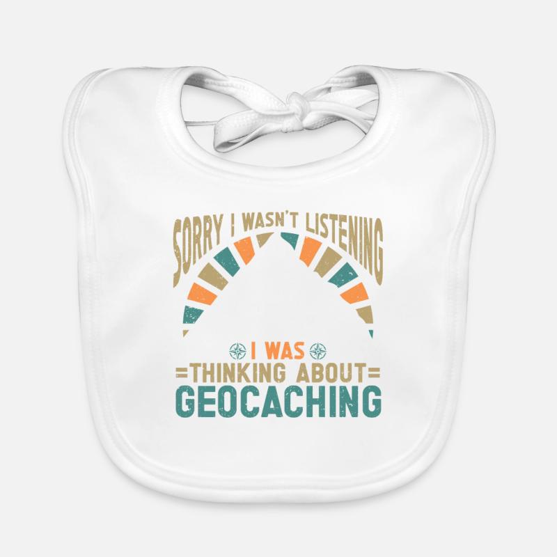 Geocaching Gift Geocacher Geocache Organic Baby Bibs