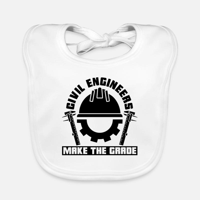Civil Engineers Make The Grade Project Engineer Baby Bio-Lätzchen