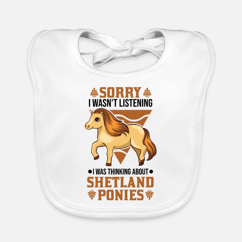 Shetland Pony Shetland-Pony Shetty Organic Baby Bibs