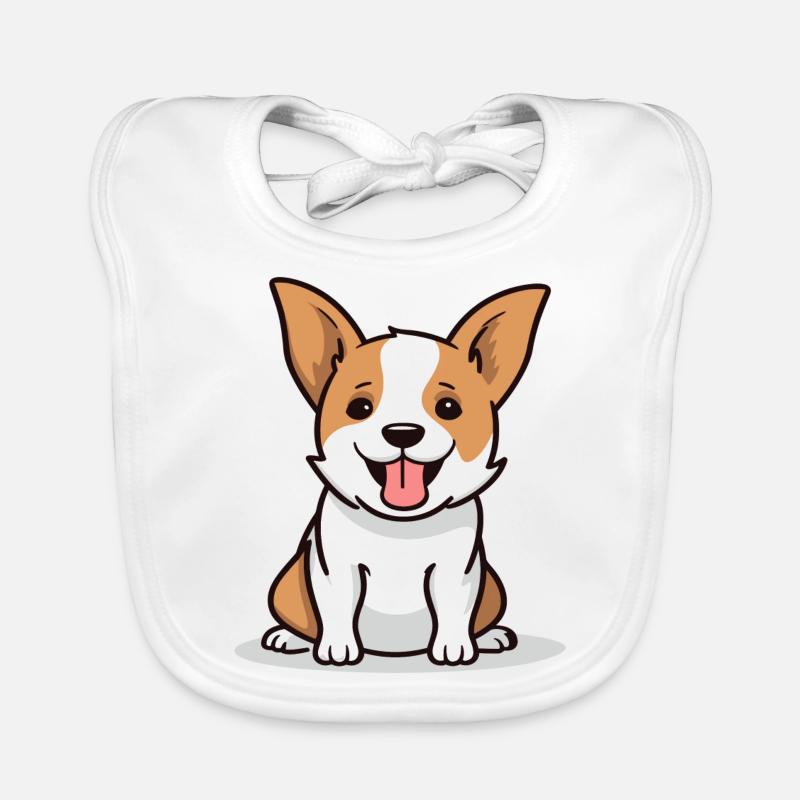 Corgi Baby Bio-Lätzchen