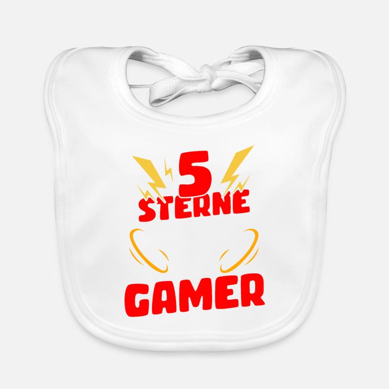 5 Star Gamer Organic Baby Bibs