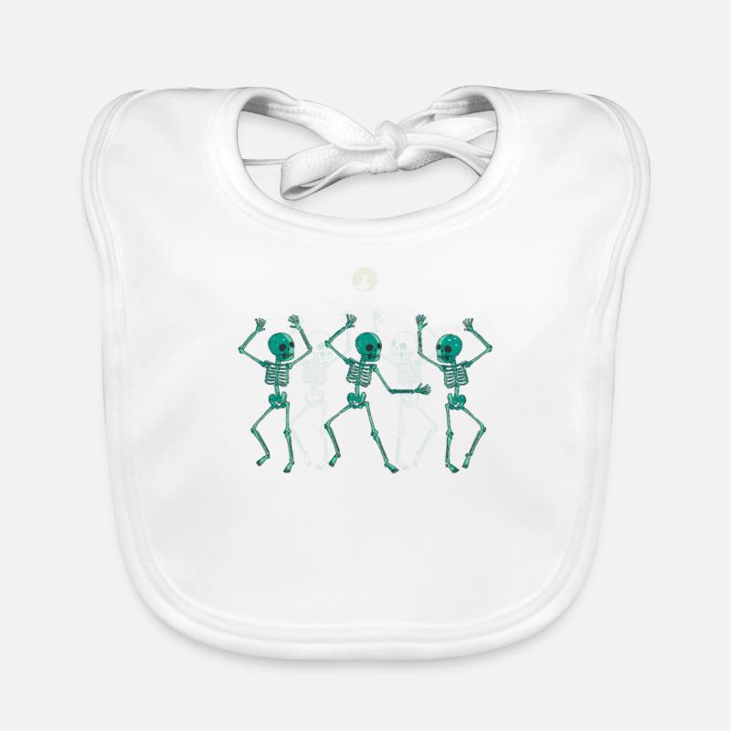 Danse Squelettes Dab Danse Poses Drôle Bavoir bio Bébé