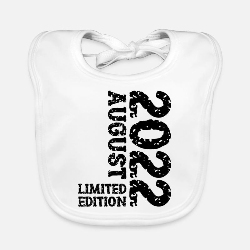 2022 August Limited Edition 1. Geburtstag Outfit Baby Bio-Lätzchen