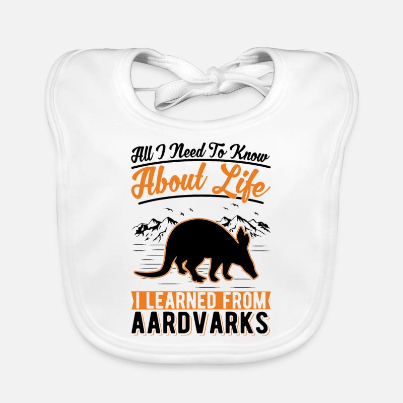 Erdferkel Geschenk Aardvark Baby Bio-Lätzchen