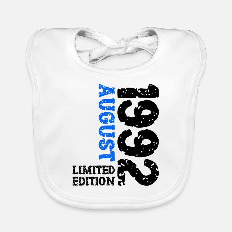 1992 Août Édition Limitée 31e Tenue d’anniversaire Bavoir bio Bébé