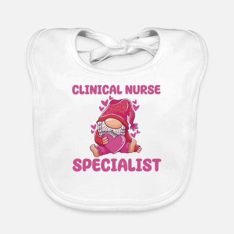 Infirmière clinicienne mignonne Bavoir bio Bébé
