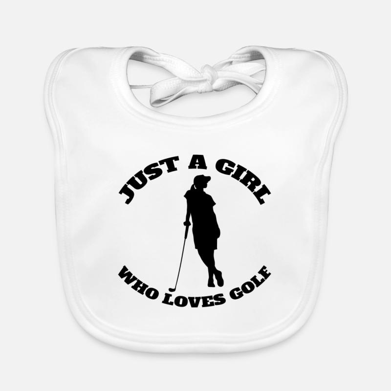 Golfeurs Golf Course Golf Club de golf Bavoir bio Bébé