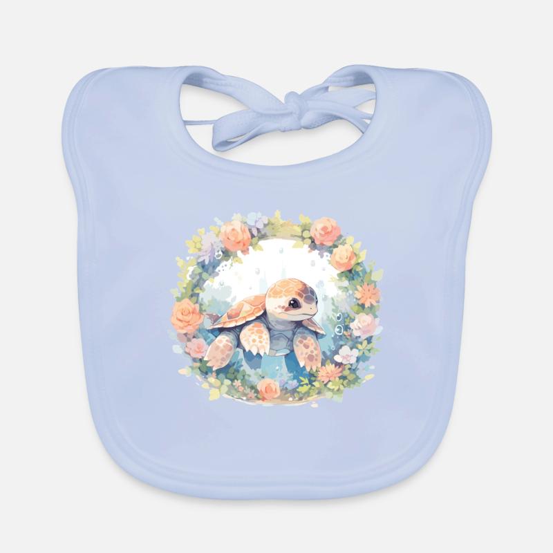 Turtle Lizard Turtle Baby Turtles Organic Baby Bibs