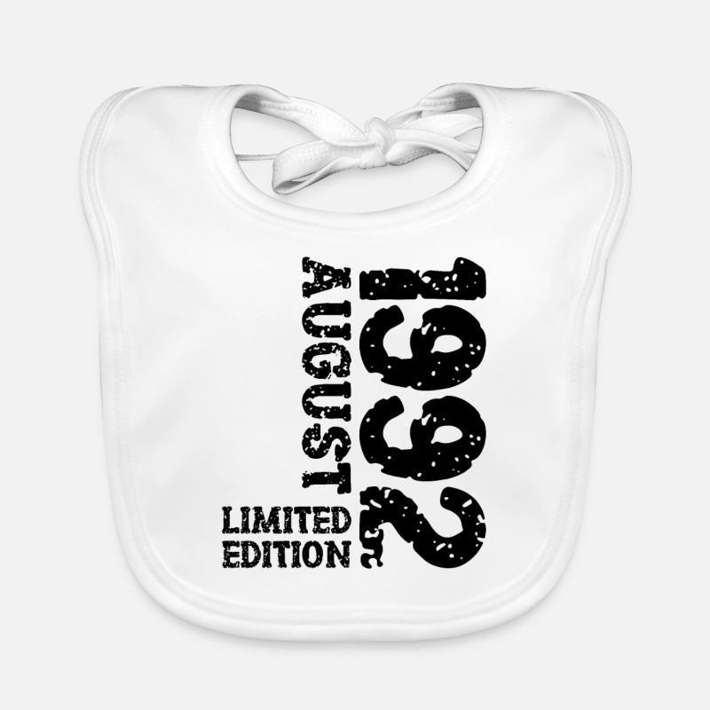 1992 Août Édition Limitée 31e Tenue d’anniversaire Bavoir bio Bébé
