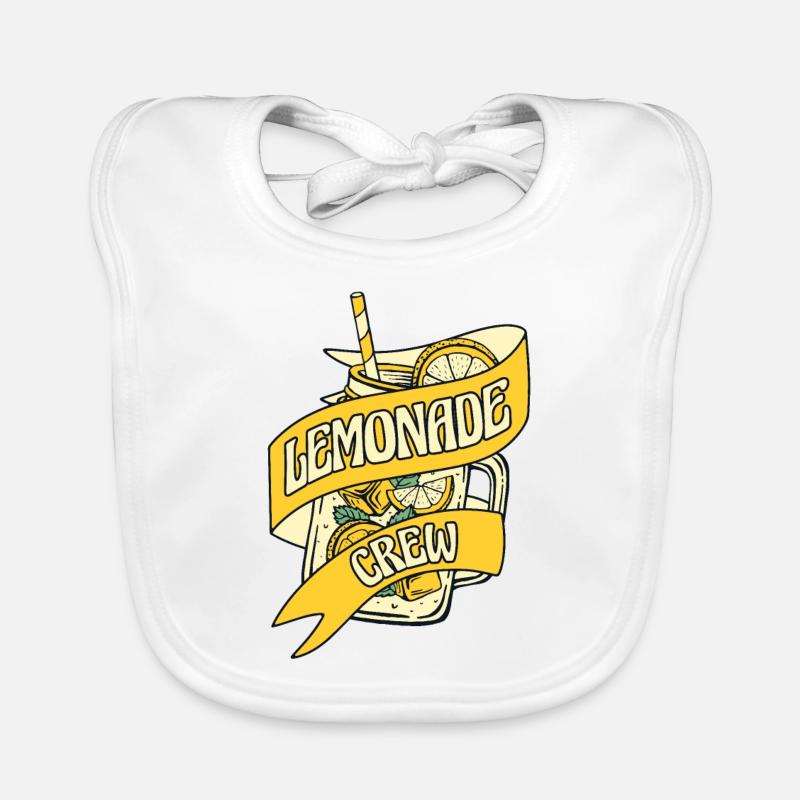 Lemonade Crew Lemonade Vendeur Limonade Bavoir bio Bébé