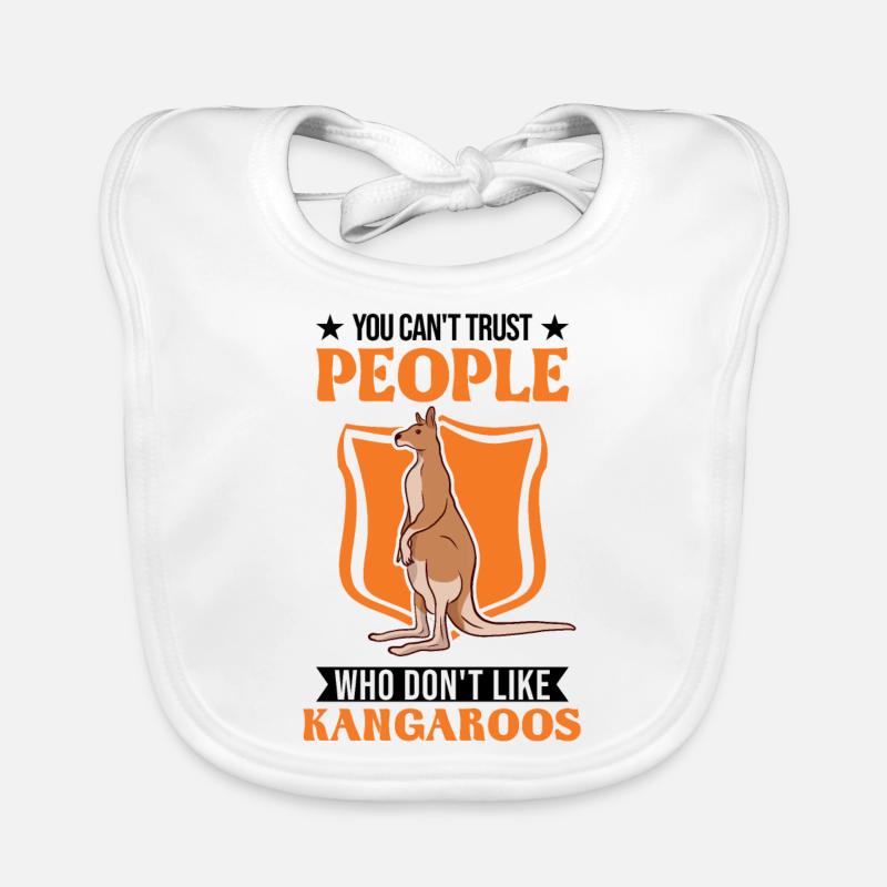 Känguru Australien Australisches Kangaroo Baby Bio-Lätzchen