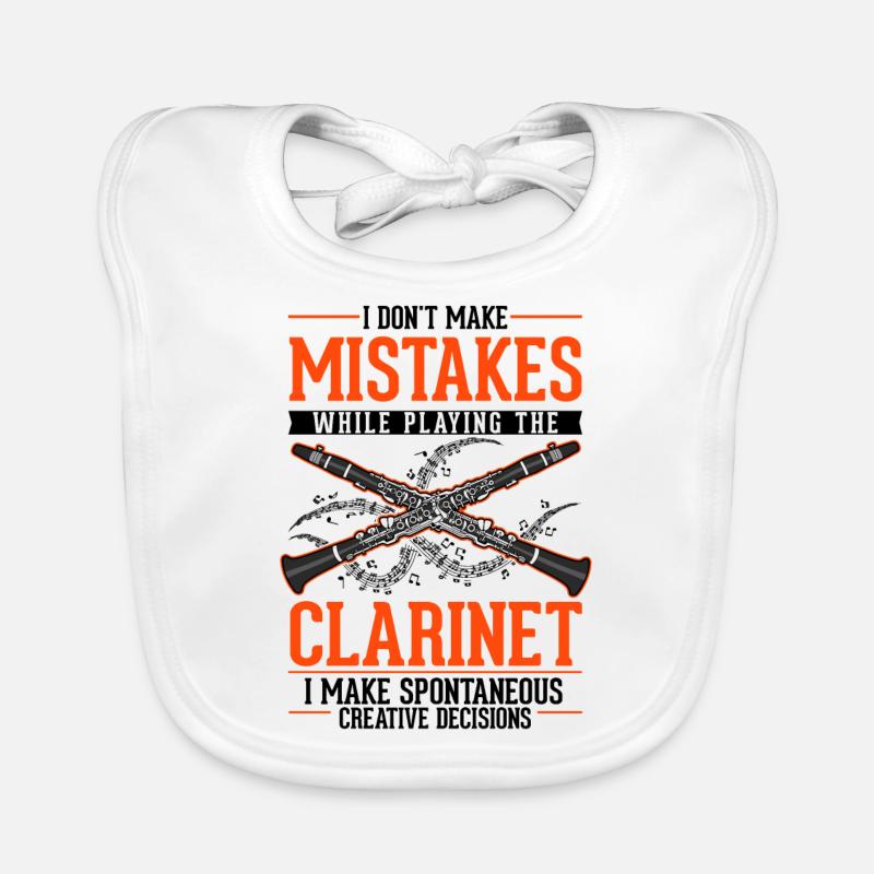 Clarinette Creative Choices Clarinettiste Bavoir bio Bébé