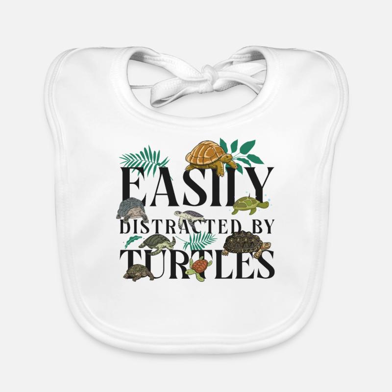Sea Turtle Tortoise Easily Baby Bio-Lätzchen