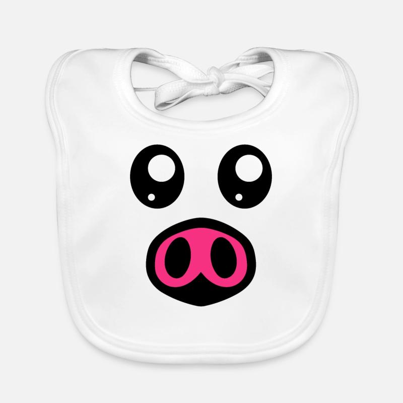 Schwein Kostüm Baby Bio-Lätzchen