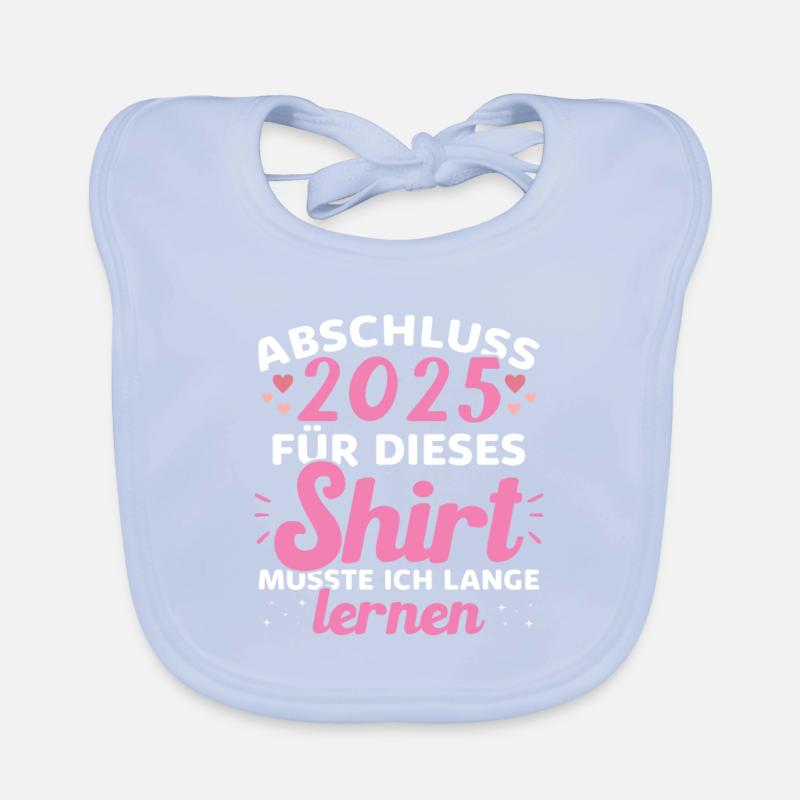 Abschluss 2025 Abschluss der Realschule Baby Bio-Lätzchen