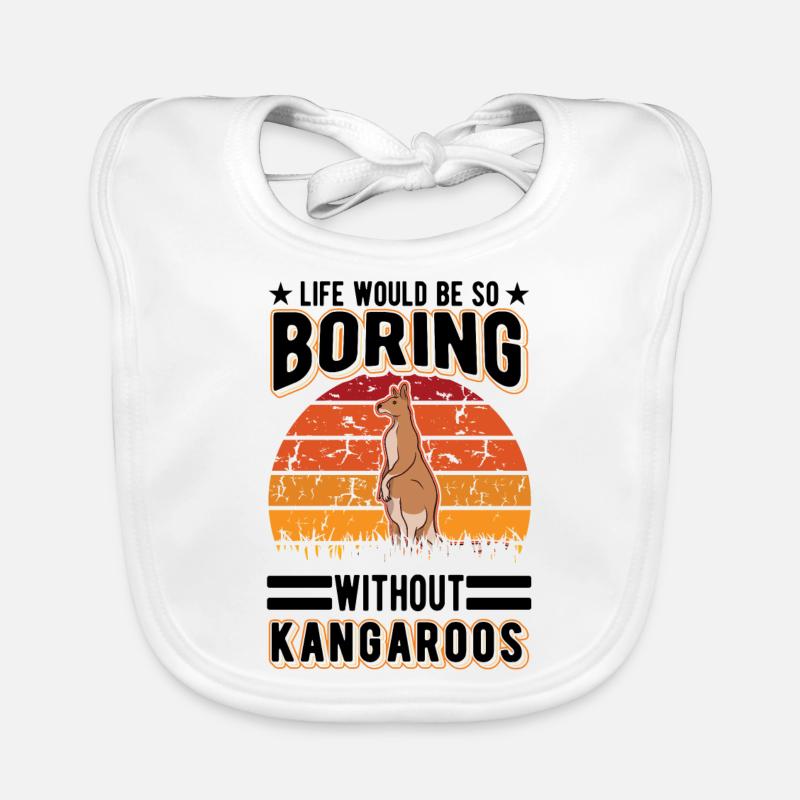 Australian Kangaroo Australia Kangaroo Organic Baby Bibs