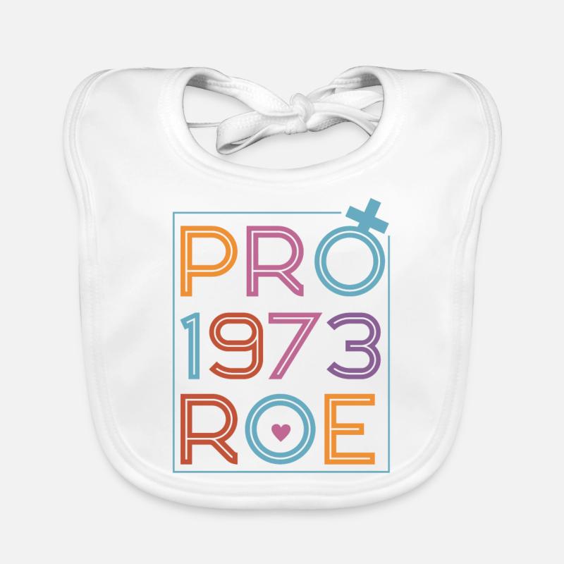 Feminist Pro 1973 Roe Baby Bio-Lätzchen