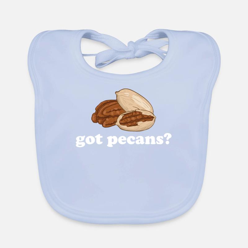 Pecan Nuts Gift Organic Baby Bibs
