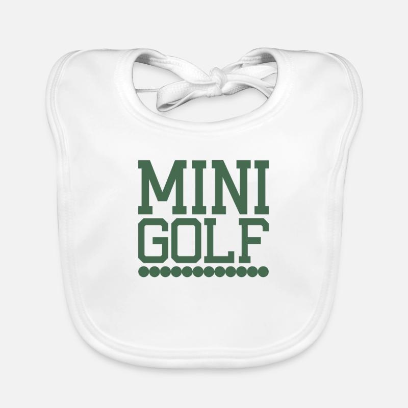 Miniature golf Organic Baby Bibs