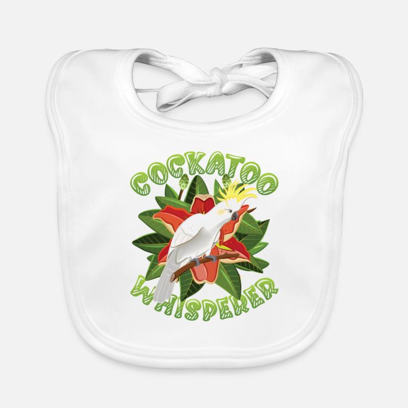 Kakaduflüsterer, Kakadu, Vogel Baby Bio-Lätzchen