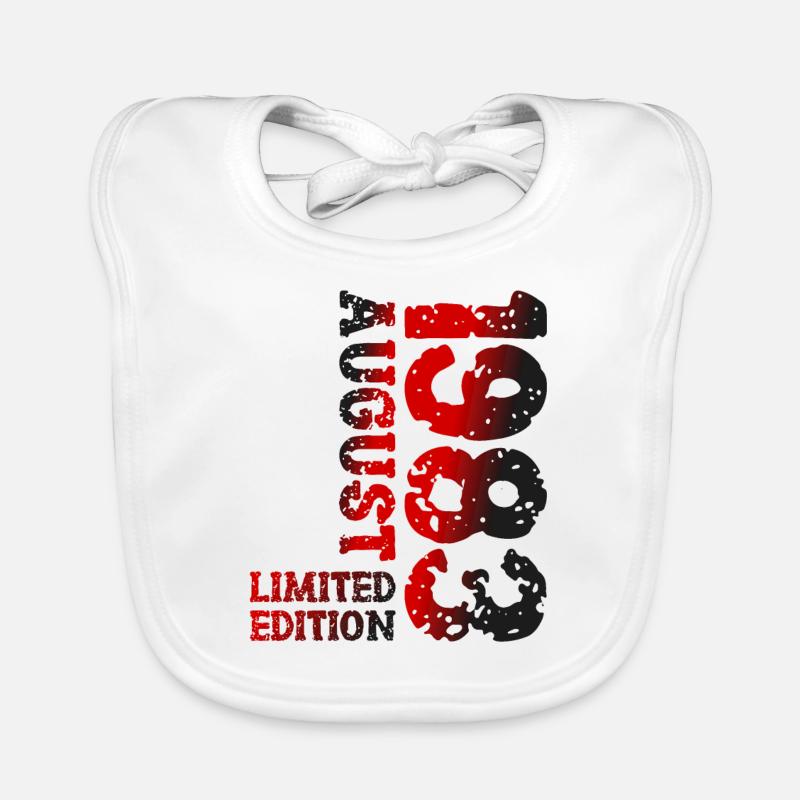 1983 Août Édition Limitée 40e Tenue d’anniversaire Bavoir bio Bébé