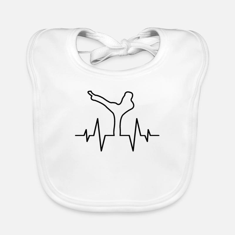 Capoeira Heartbeat Bavoir bio Bébé