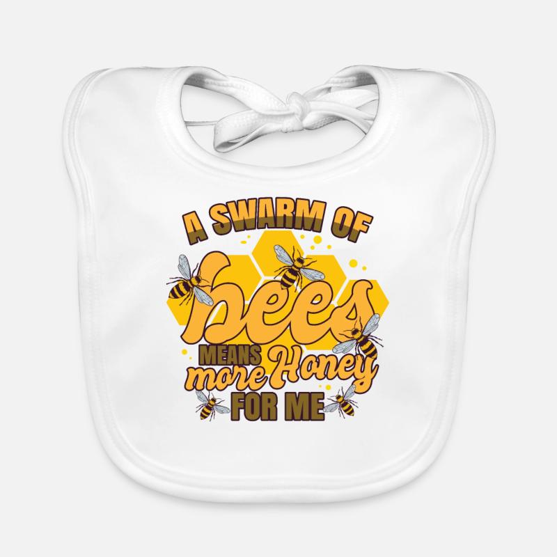 Funny Apiarist Gift Beekeeping Organic Baby Bibs