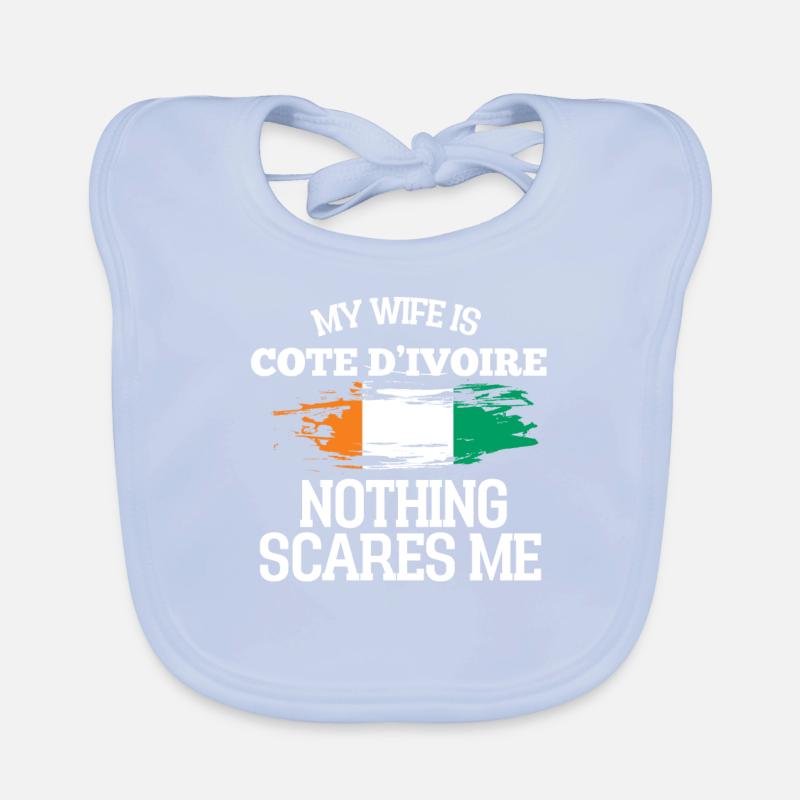 Elefenbeinküste Ehefrau Baby Bio-Lätzchen