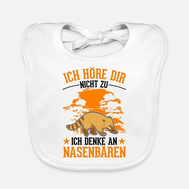 Coati Coati Proboscis Ours Bavoir bio Bébé